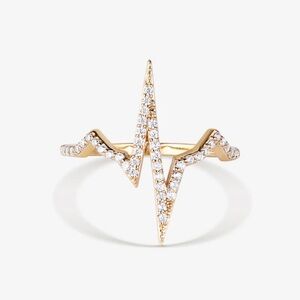 V Coterie PAVÉ EKG ring